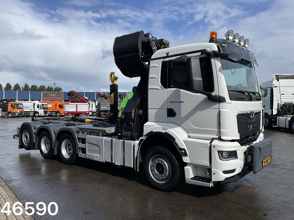 Man TGS 35.430 8x4 HMF 19 Tonmeter Z-kraan Just 122.810 km! Geschikt voor alle milieuzones tot 01-01-2030!
