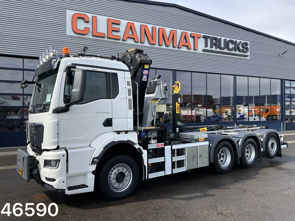 Man TGS 35.430 8x4 HMF 19 Tonmeter Z-kraan Just 122.810 km! Geschikt voor alle milieuzones tot 01-01-2030!