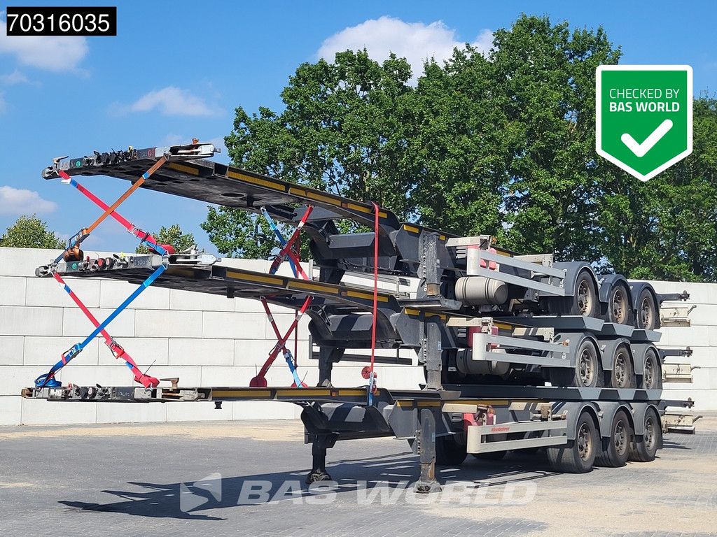 Kässbohrer CS 3 Achsen Lift Axle Stack