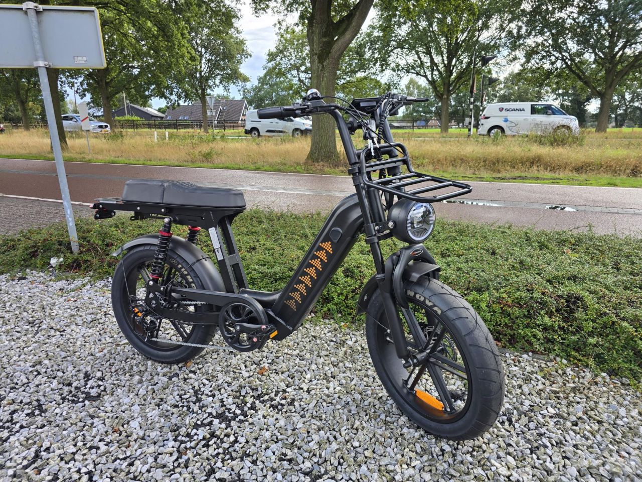 QM D50 Elektrische Fatbike – Zwart – Full Option Ebike Fatbike