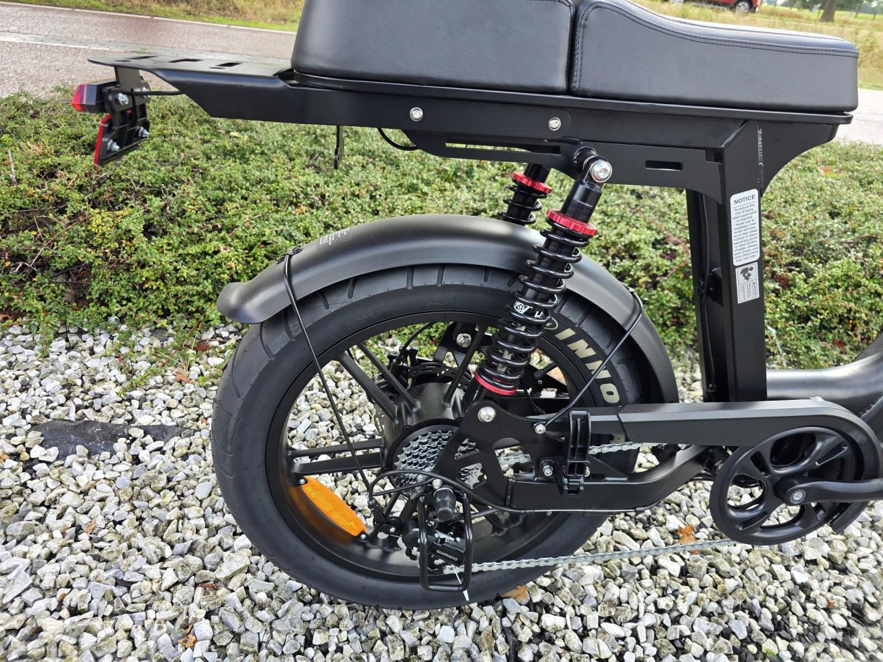 QM D50 Elektrische Fatbike – Zwart – Full Option Ebike Fatbike