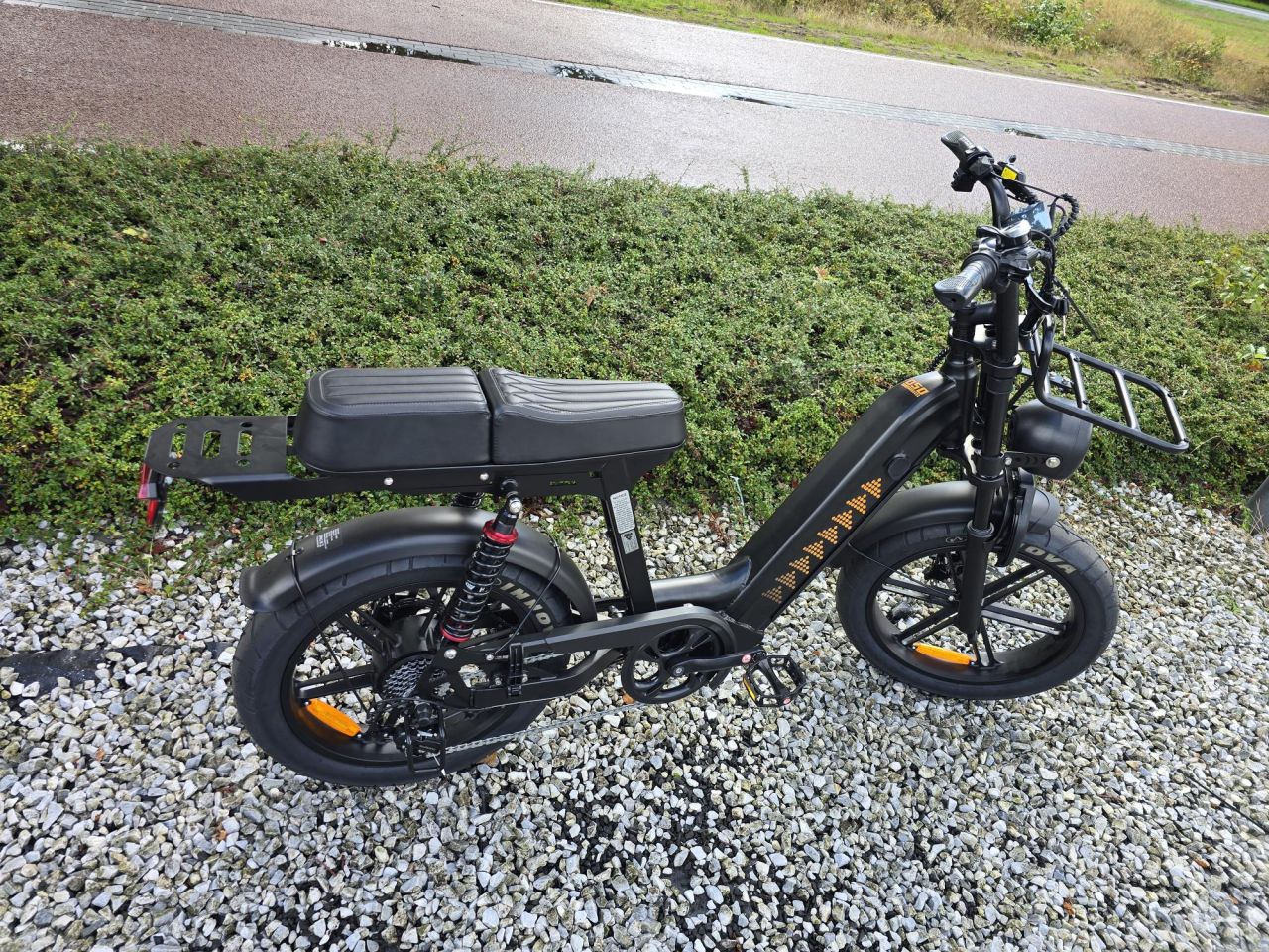 QM D50 Elektrische Fatbike – Zwart – Full Option Ebike Fatbike