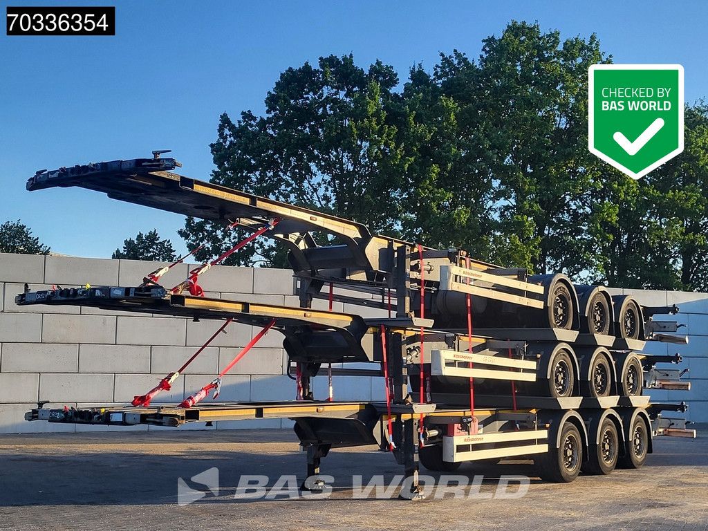 Kässbohrer CS 3 axles 40ft Lift Axle Stack
