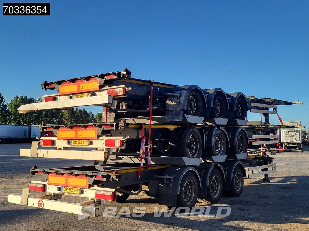 Kässbohrer CS 3 axles 40ft Lift Axle Stack