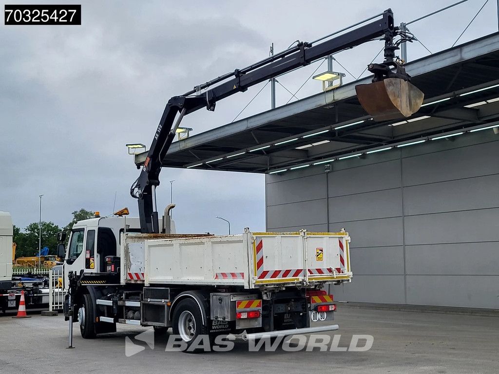 Renault C 280 4X2 HIAB 122 B-2 Hiduo Crane Kran 9m3 tipper Automatic Euro 6