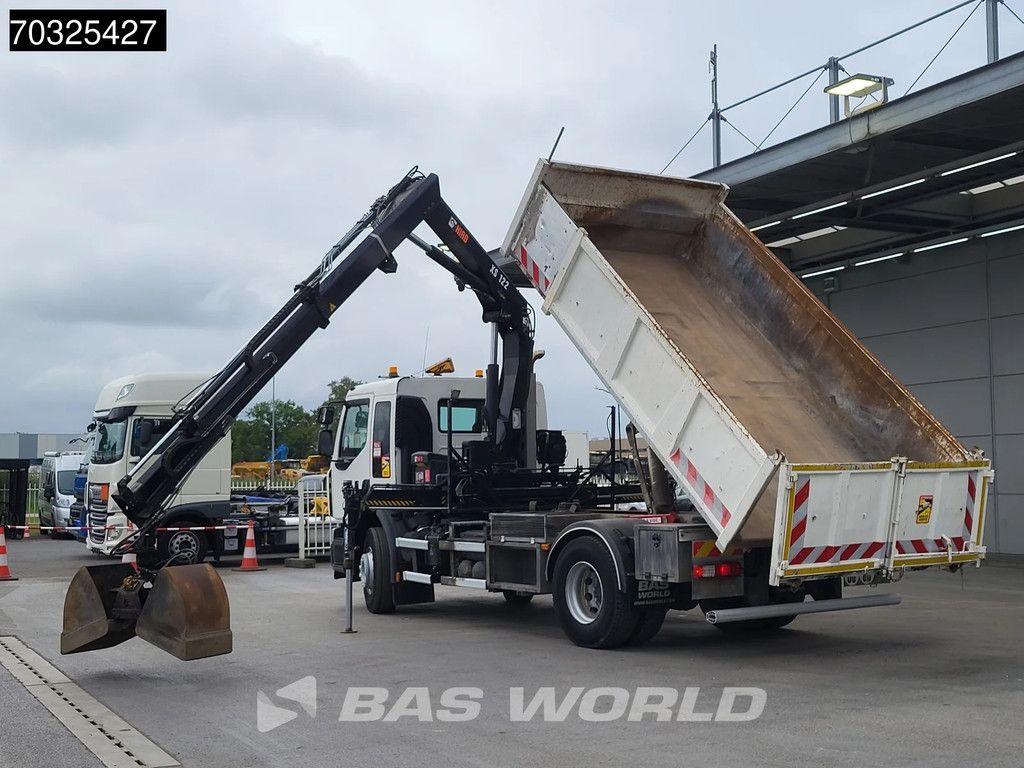 Renault C 280 4X2 HIAB 122 B-2 Hiduo Crane Kran 9m3 tipper Automatic Euro 6