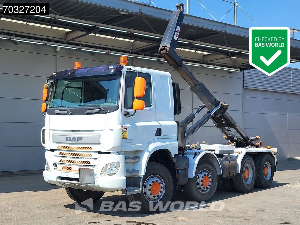 DAF CF 410 8X4 Full Steel Manual Gearbox HYVA 22t Hook Big-Axle Euro 6