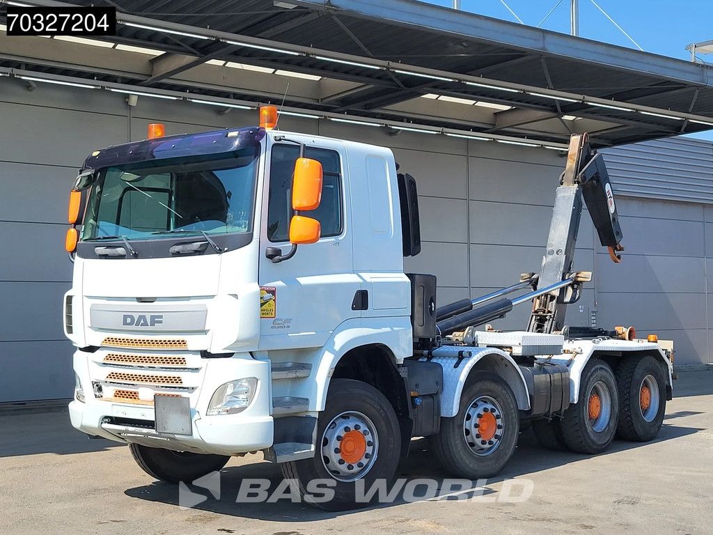 DAF CF 410 8X4 Full Steel Manual Gearbox HYVA 22t Hook Big-Axle Euro 6
