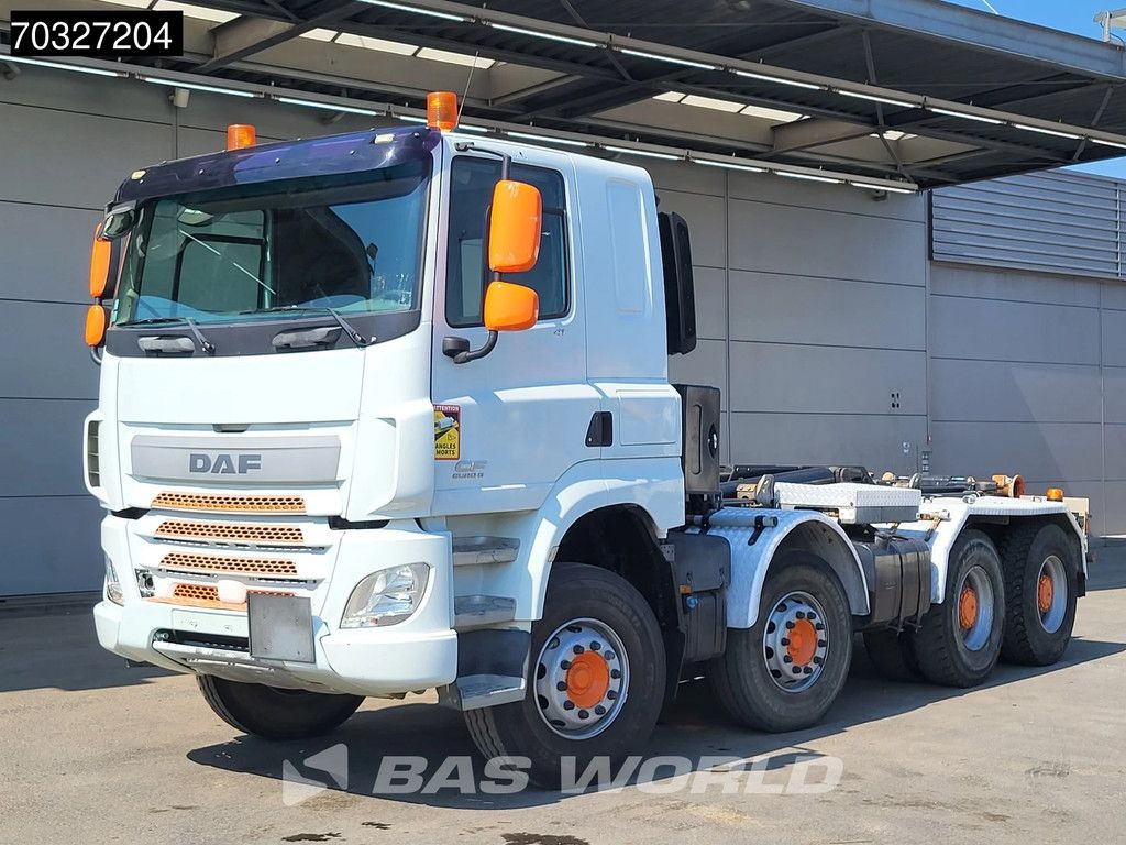 DAF CF 410 8X4 Full Steel Manual Gearbox HYVA 22t Hook Big-Axle Euro 6