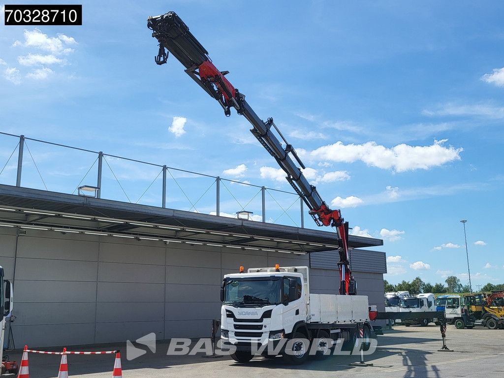Scania G450 8X4 FASSI F710RA.2.25 Crane kran + Jib 5+6 Full Steel Big-axle Euro 6