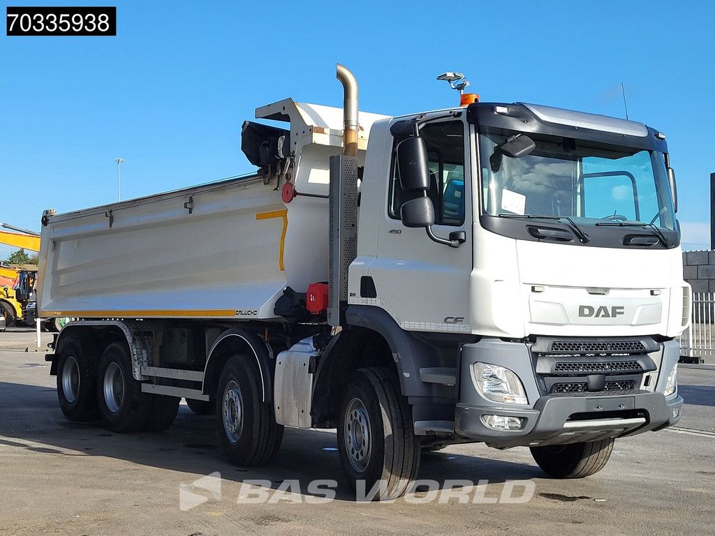 DAF CF CF 450 8X4 18m3 tipper steel suspension Big-Axle Automatic Euro 6