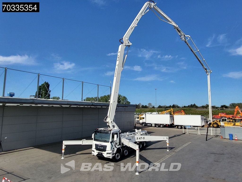 MAN TGS 35.510 8X4 47 mtrs SWAN TSP 47-5 160RZ concrete pump Full Steel Automatic Euro 6
