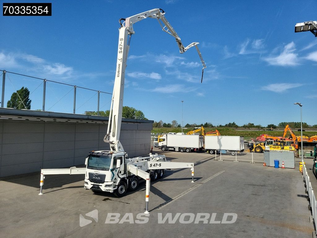 MAN TGS 35.510 8X4 47 mtrs SWAN TSP 47-5 160RZ concrete pump Full Steel Automatic Euro 6