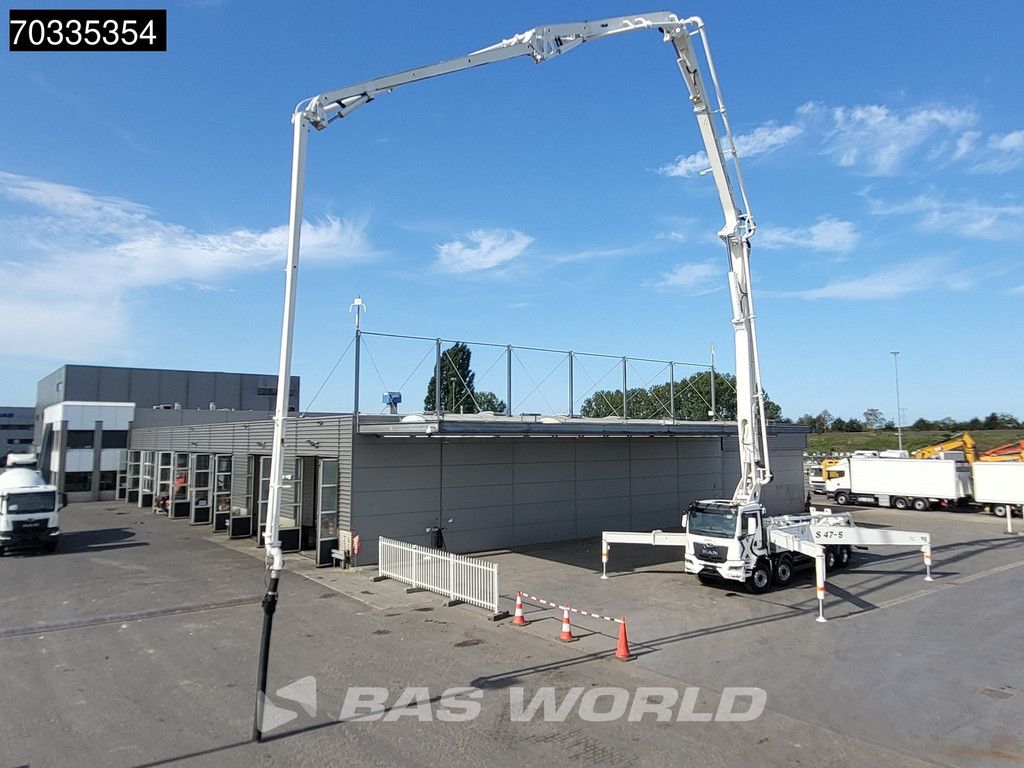 MAN TGS 35.510 8X4 47 mtrs SWAN TSP 47-5 160RZ concrete pump Full Steel Automatic Euro 6