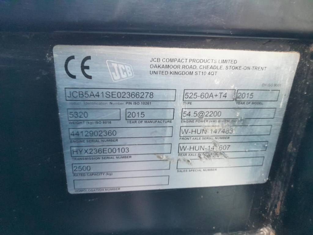 JCB 525-60 Agri Plus | Verreiker met airco