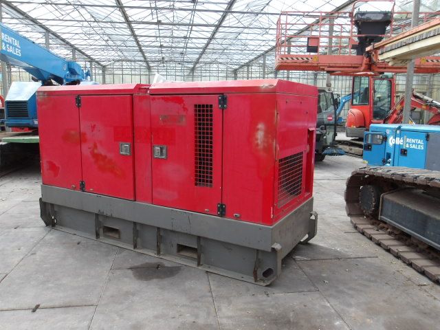3x Atlas Copco Generatoren 60 - 80 KVA
