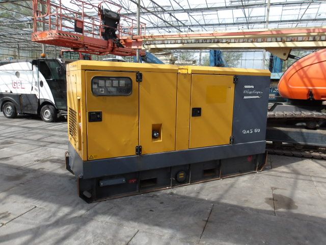 3x Atlas Copco Generatoren 60 - 80 KVA