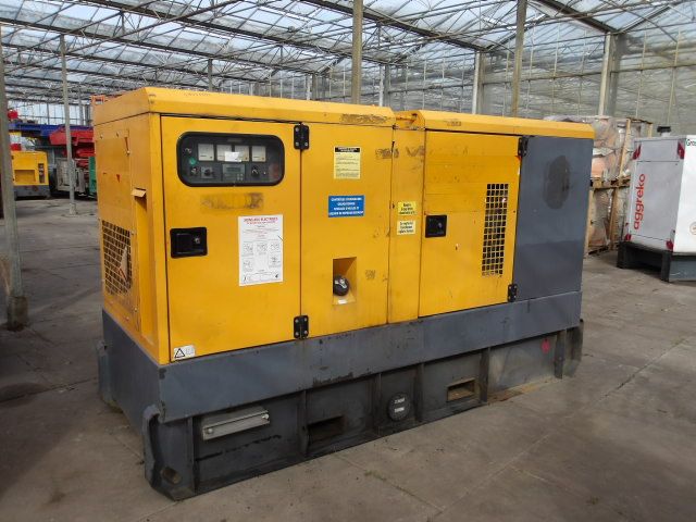 3x Atlas Copco Generatoren 60 - 80 KVA