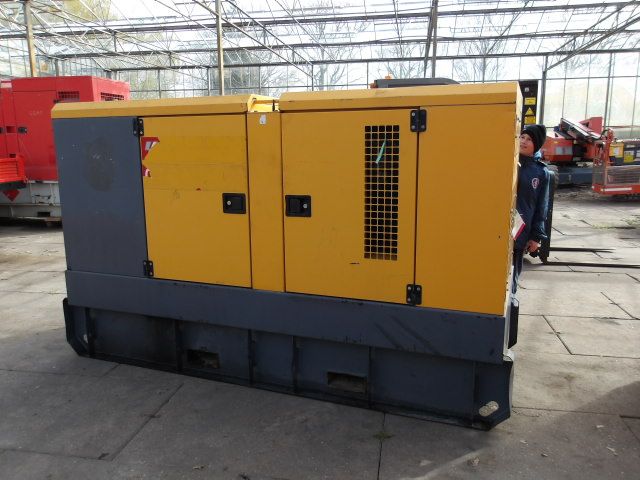 3x Atlas Copco Generatoren 60 - 80 KVA