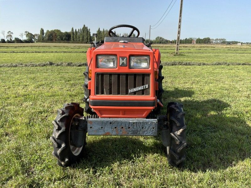Hinomoto N189 four-wheel-drive mini-tractor with rotary tiller