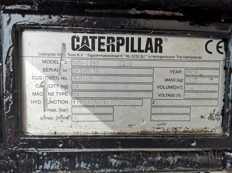 2020 CAT 595-1393 Sortiergreifer
