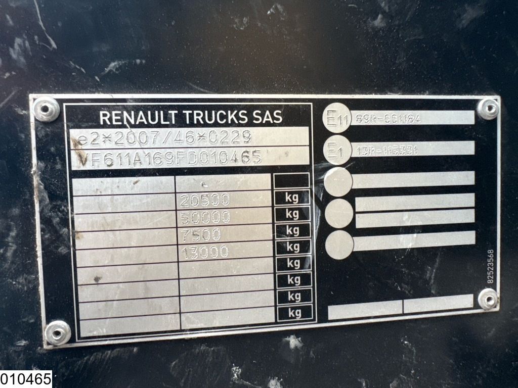 Renault T 460 EURO 6, Retarder, PTO, Hydraulic