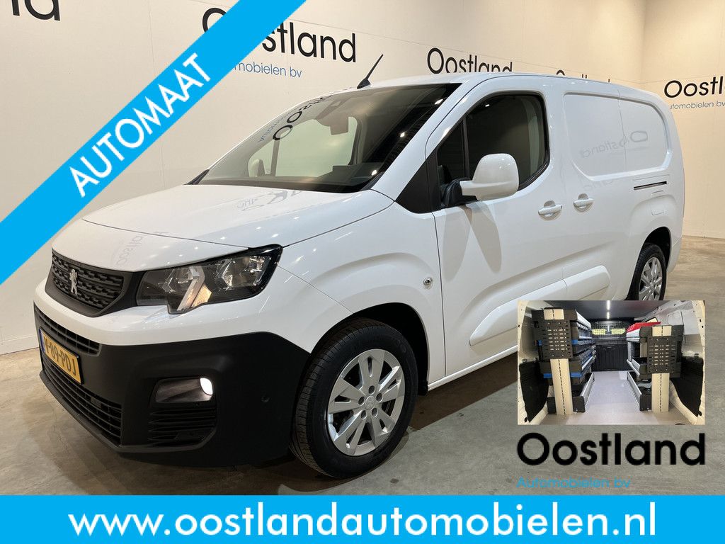 Peugeot Partner 1.5 BlueHDI 130 PK L2 Automaat Servicebus / Sortimo Inrichting / Schuifdeur L + R / Euro 6 / Airco / Camera / Cruise Control / CarPlay / LMV / 94.500 KM !!
