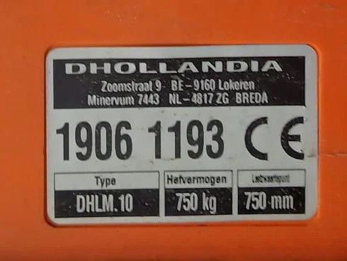 Ford Transit Gesloten oplegger 6,5 m.