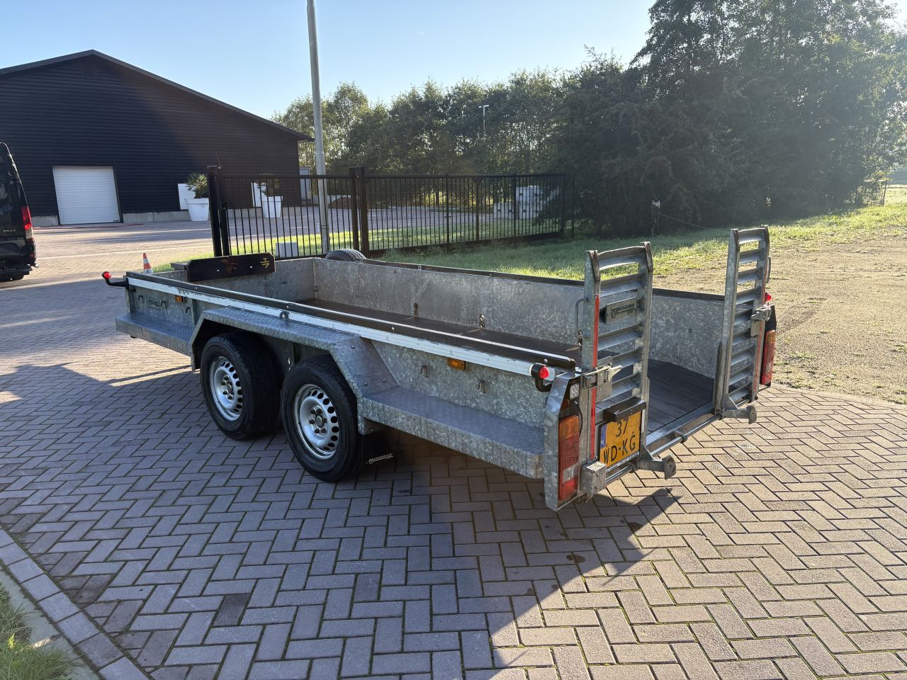 Aanhanger kuip dieplader Hydro-Stopp 5.2 TON Veldhuizen
