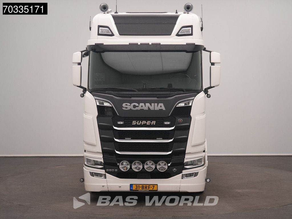 Scania S S580 4X2 Full Option! V8 NL-Truck APK Retarder 2x Tanks Standklima ACC Navi Leather TV Microwave Alcoa's