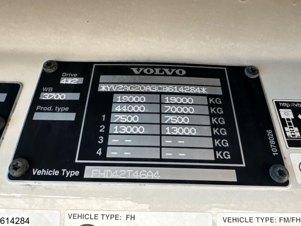 Volvo FH 460 Euro 5, Retarder, ADR, Pump, Standairco