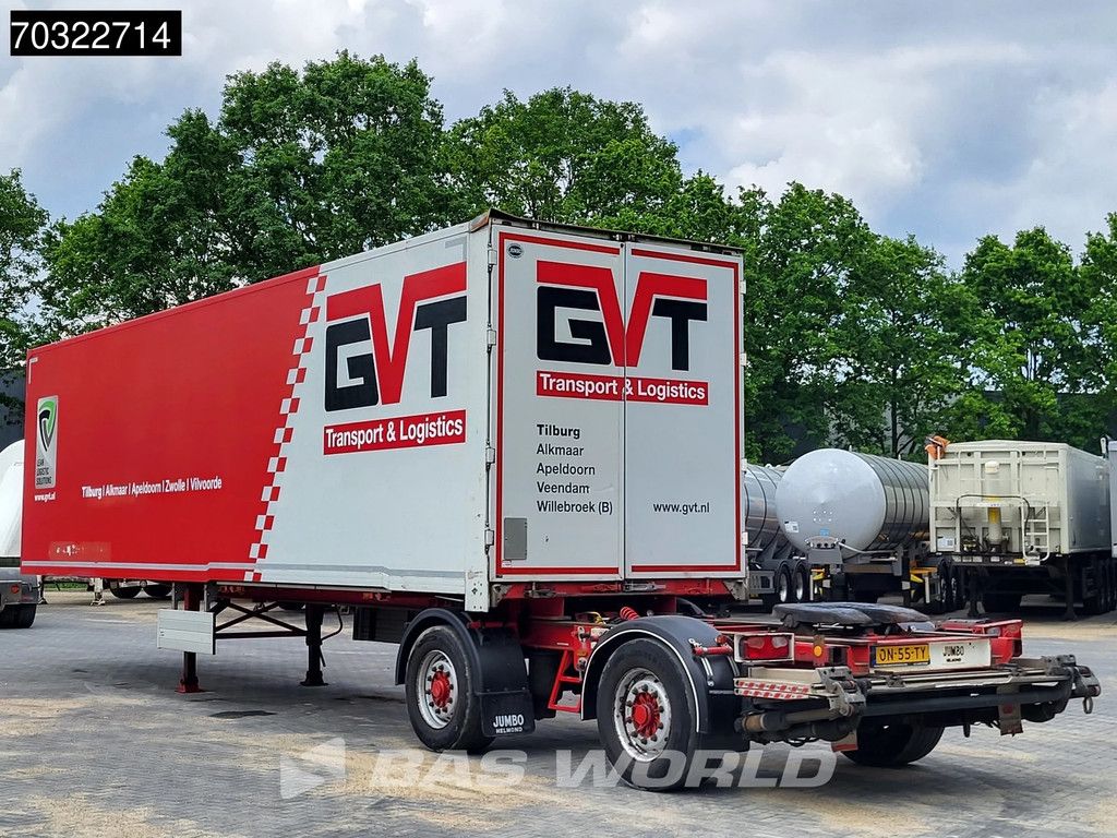 Jumbo T0180 2 Achsen LZV B-Double Tailgate LBW Steering Axle