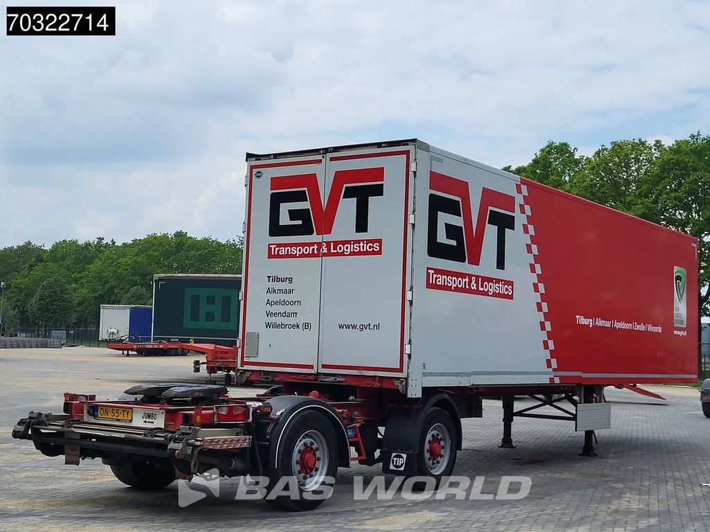 Jumbo T0180 2 Achsen LZV B-Double Tailgate LBW Steering Axle