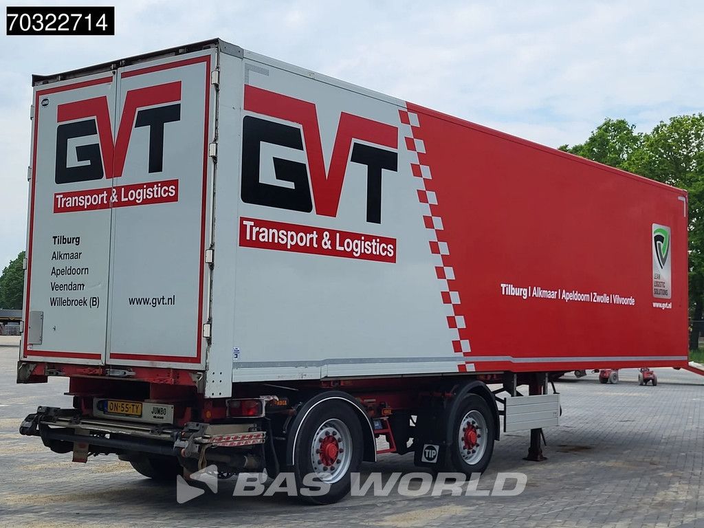 Jumbo T0180 2 Achsen LZV B-Double Tailgate LBW Steering Axle