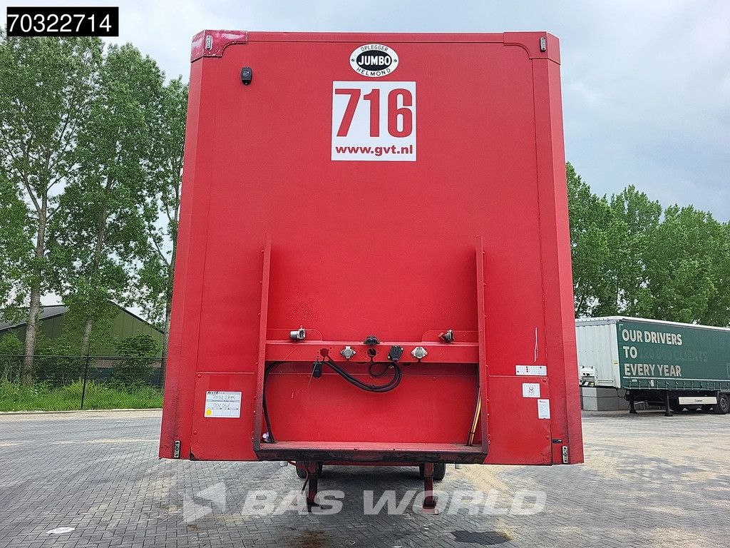 Jumbo T0180 2 Achsen LZV B-Double Tailgate LBW Steering Axle