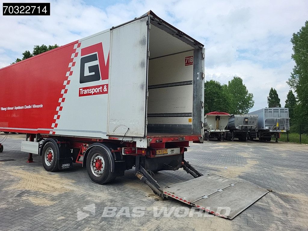 Jumbo T0180 2 Achsen LZV B-Double Tailgate LBW Steering Axle