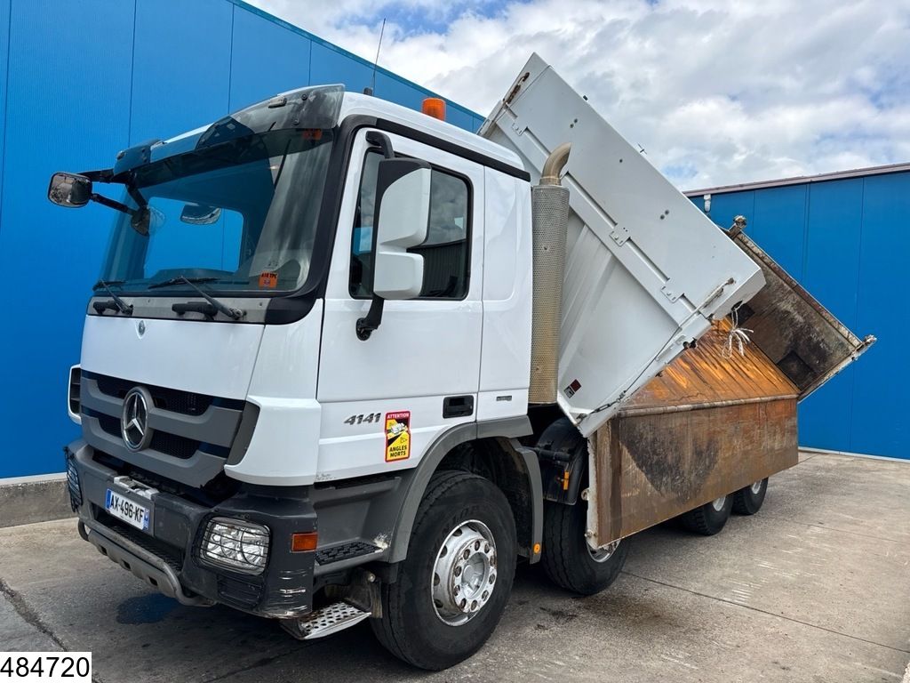 Mercedes Actros 4141 8x4, EURO 5, Meiller, Standairco, Naafreductie