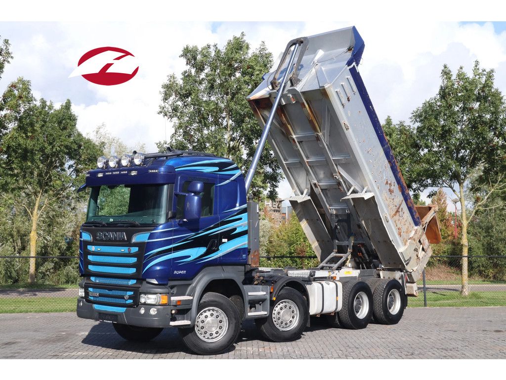 Scania R580 V8 | 8X4 | RETARDER | FULL STEEL | BIG AXLES | EURO 6
