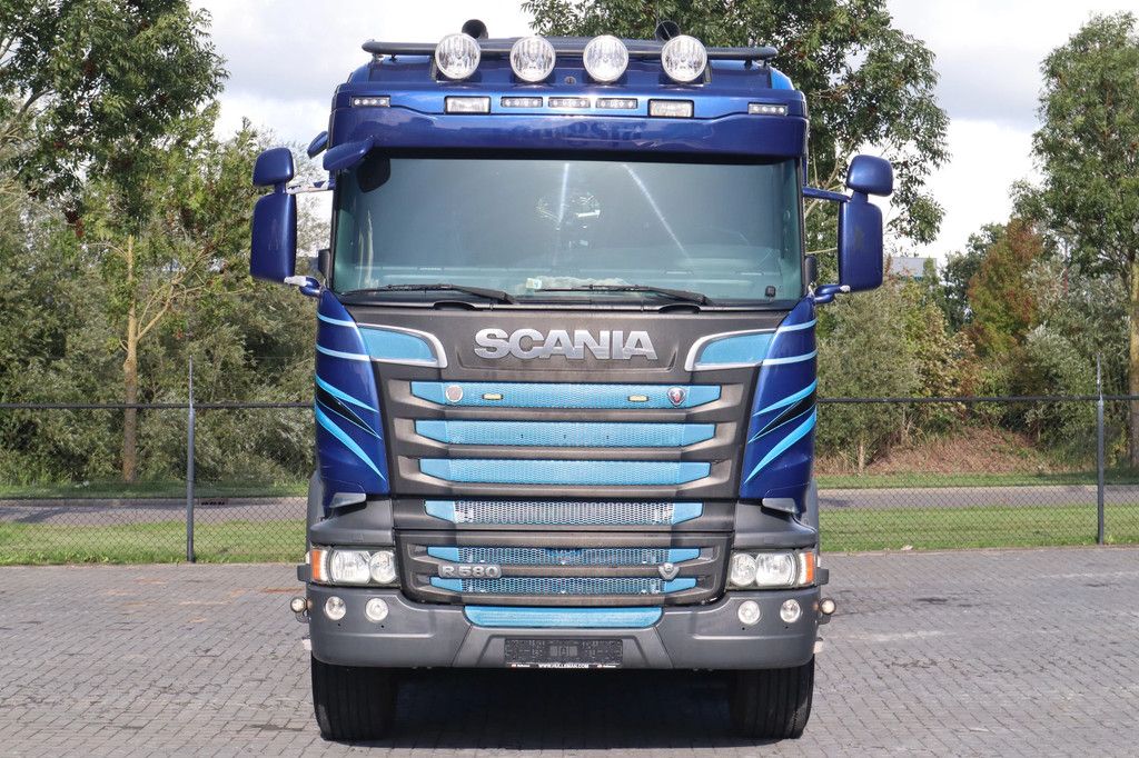 Scania R580 V8 | 8X4 | RETARDER | FULL STEEL | BIG AXLES | EURO 6