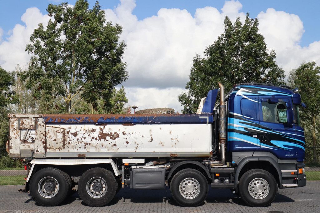 Scania R580 V8 | 8X4 | RETARDER | FULL STEEL | BIG AXLES | EURO 6