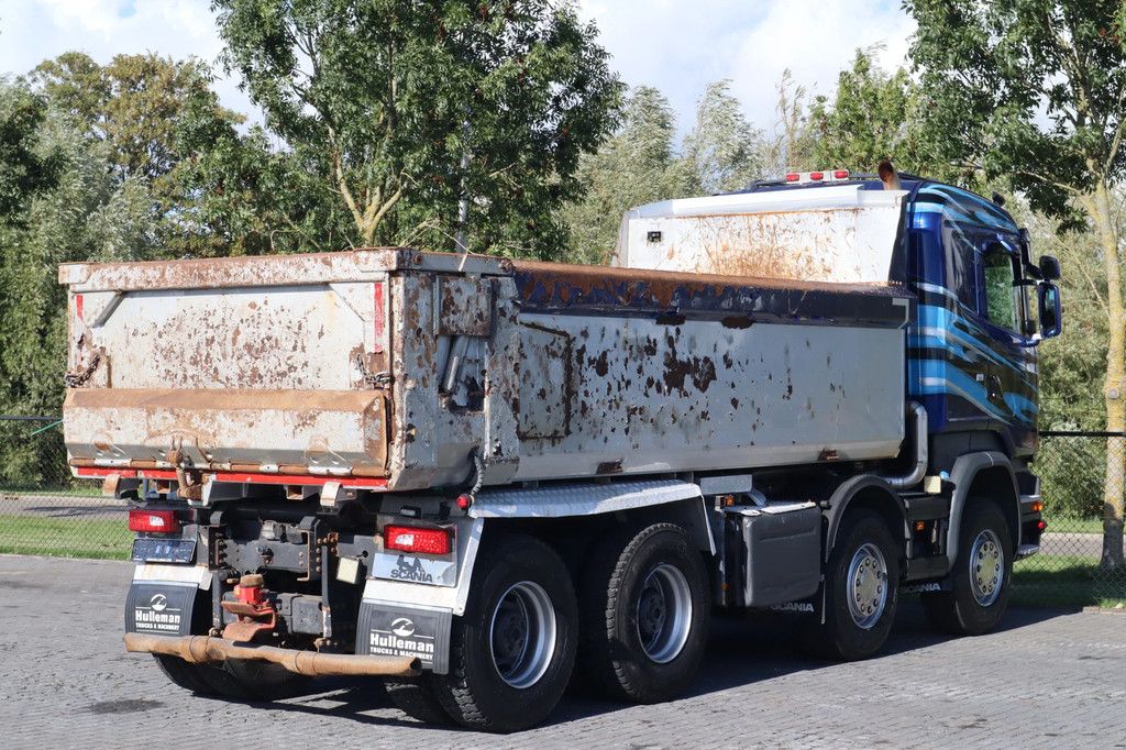 Scania R580 V8 | 8X4 | RETARDER | FULL STEEL | BIG AXLES | EURO 6