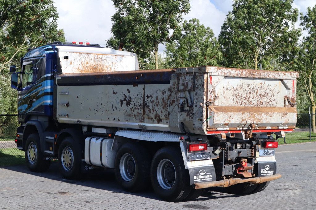 Scania R580 V8 | 8X4 | RETARDER | FULL STEEL | BIG AXLES | EURO 6