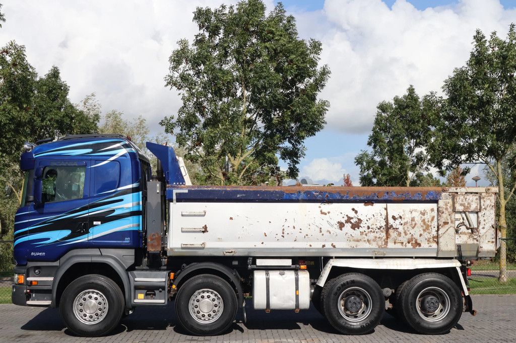 Scania R580 V8 | 8X4 | RETARDER | FULL STEEL | BIG AXLES | EURO 6