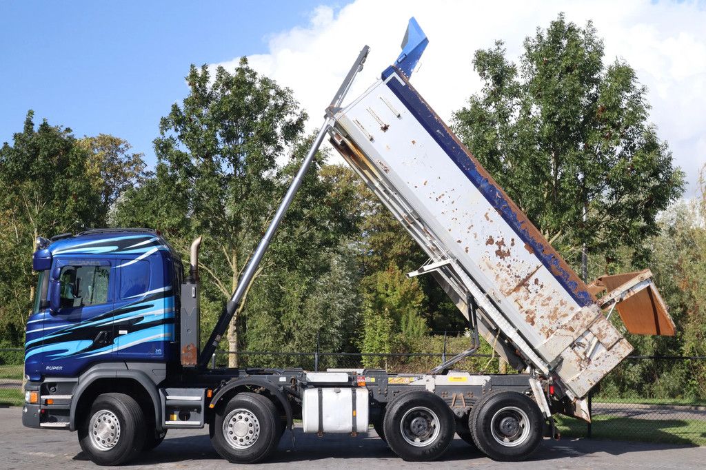 Scania R580 V8 | 8X4 | RETARDER | FULL STEEL | BIG AXLES | EURO 6