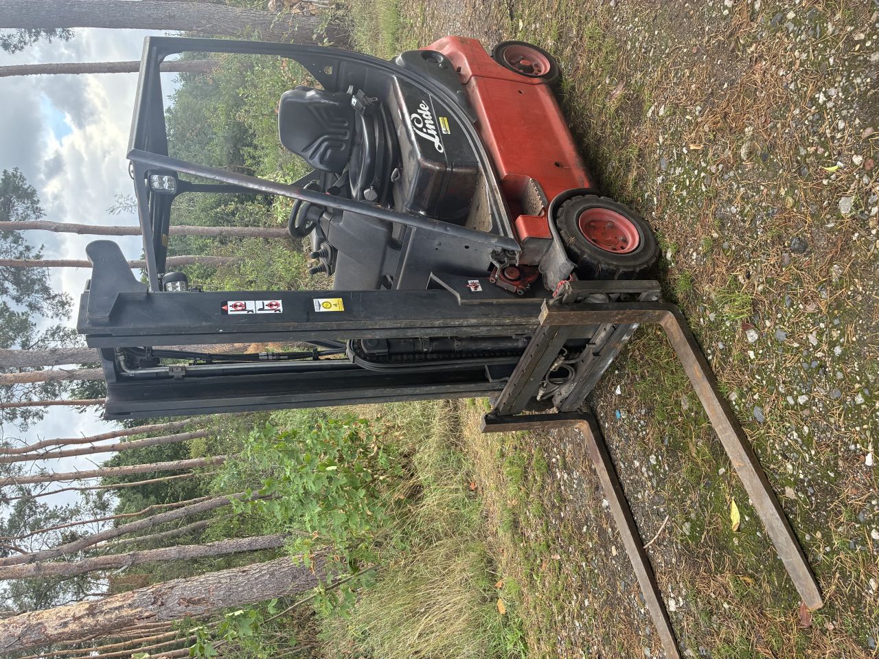 Linde e16 heftruck triplex mast