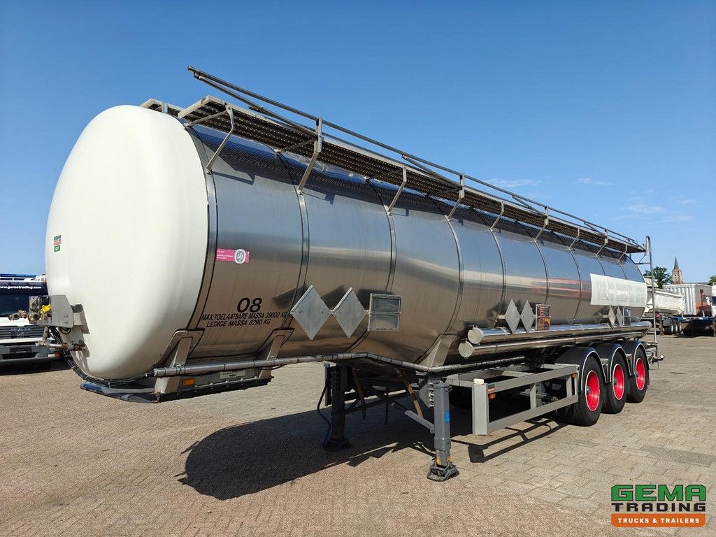 Burg BPO 12-27 Z 32.620 l – ADR FL/AT – Edelstahltank – BPW-Fass – 3 Kammern – TOP! – TÜV bis 07/2027
