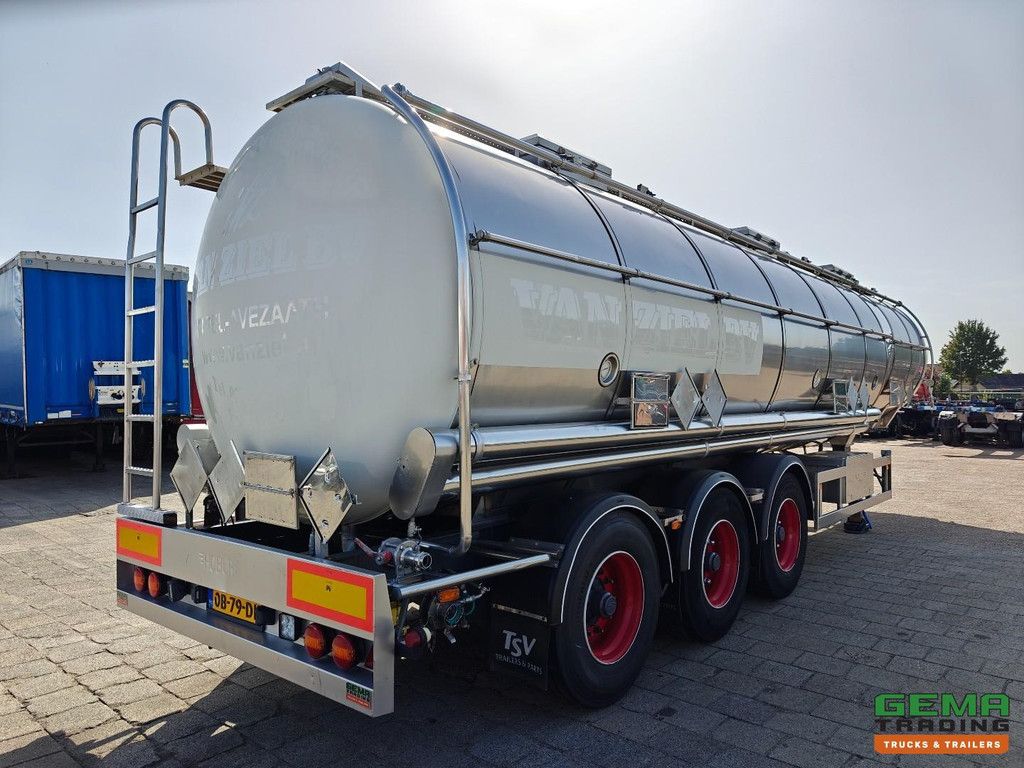 Burg BPO 12-27 Z 32.620 l – ADR FL/AT – Edelstahltank – BPW-Fass – 3 Kammern – TOP! – TÜV bis 07/2027