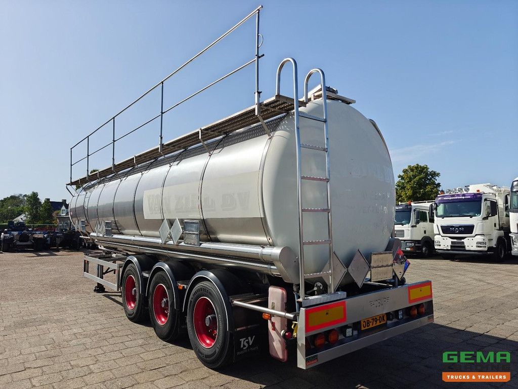 Burg BPO 12-27 Z 32.620 l – ADR FL/AT – Edelstahltank – BPW-Fass – 3 Kammern – TOP! – TÜV bis 07/2027