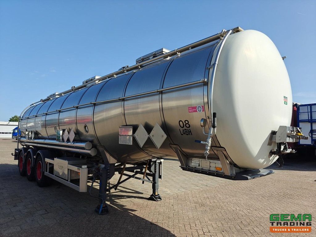 Burg BPO 12-27 Z 32.620 l – ADR FL/AT – Edelstahltank – BPW-Fass – 3 Kammern – TOP! – TÜV bis 07/2027