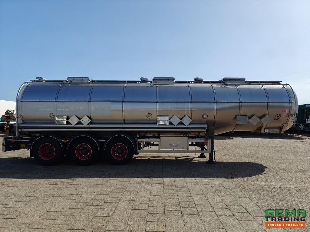 Burg BPO 12-27 Z 32.620 l – ADR FL/AT – Edelstahltank – BPW-Fass – 3 Kammern – TOP! – TÜV bis 07/2027
